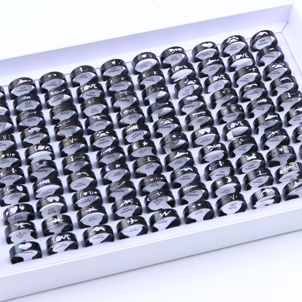 10/20/30/50Pcs Classic Rings -