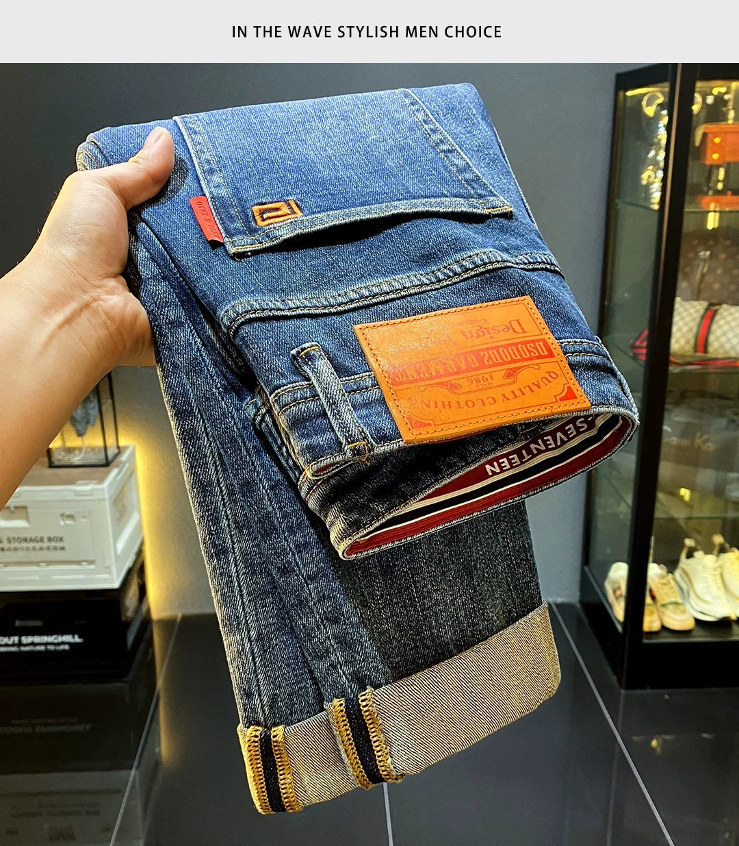 Jeans For Men Fashion High End -