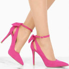 Women's High Heels Bow Tie -