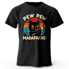Cute Hand-Drawn Cat T-Shirt -