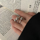 Sterling Silver Hollow Out Rings -