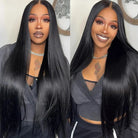 Straight Human Hair Wig -