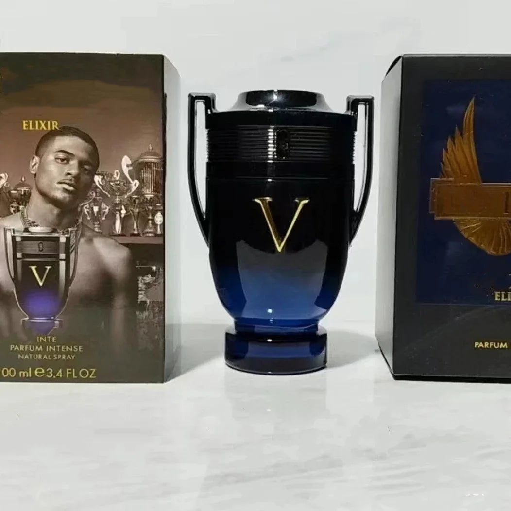 100ML Victory Men's Perfume EDP, Woody Aquatic Notes, Fresh Ocean Fragrance Spray Gift For Men 3.4 Oz Parfum Intense Cologne -