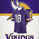 Men and Women Jersey Justin Jefferson Vikings Game Jersey #18 -