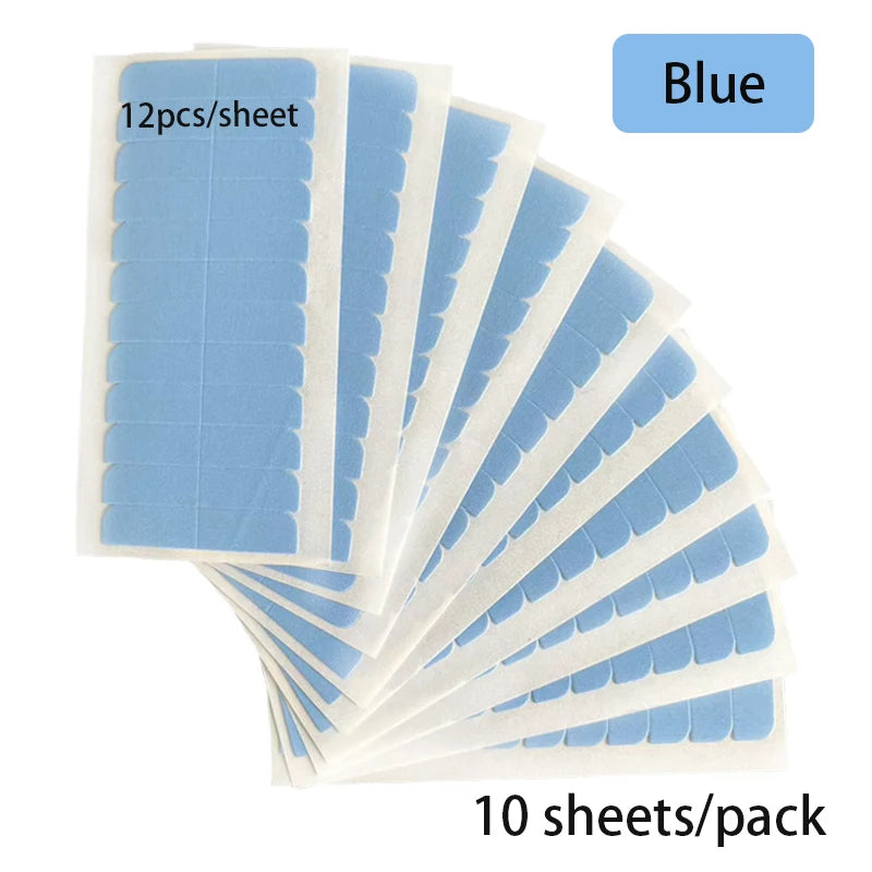 Hair System Tape Invisible Wig Glue Adhesive Materials Double Sided Tape For Lace Front Toupee 5/10Sheets Hair Extension Tape -