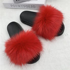 Faux Fur Slippers Women -