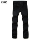 Classic Mens Jeans - Straight Fit Smart Casual Denim Pants -