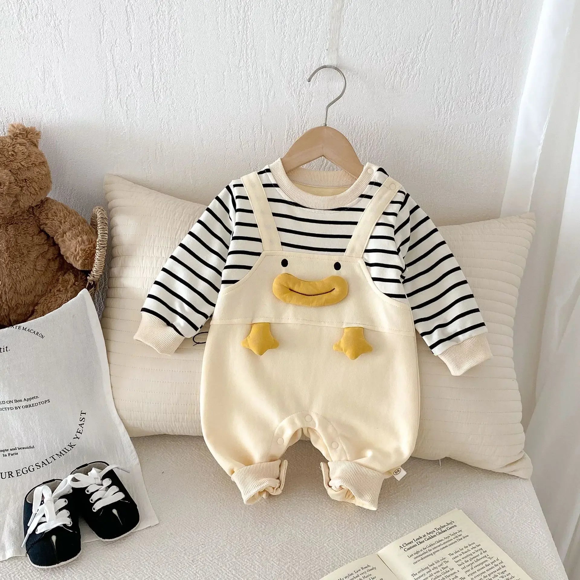 Keep your little one comfy and adorable with these baby rompers—cute jumpsuits perfect for babies aged 0-2 years! -