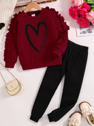 Casual pants two-piece girls -