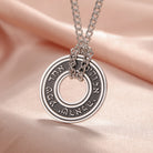 LIKGREAT Jewish Shema Hebrew Necklace for Women Men -