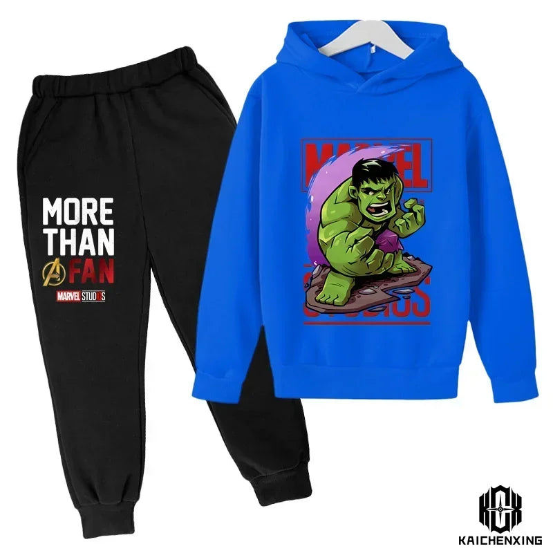 Marvel- Super Heros Hooded Pants Suit for Children -