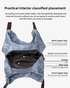 Stay organized and stylish with this large work tote bag for women. Designed with designer PU leather, this big bucket bag is perfect for carrying all your essentials in a chic and fashionable way. -