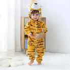 Dress your little one in these cute unisex infant pajamas featuring fun dinosaur and animal prints—perfect for cozy nights and playful days! -