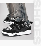 Big Size 36-47outdoor Trendy Couple Style Walking Shoe Student White Board Men's Sneakers Running Hiking Tennis Boy Shoes Casual -
