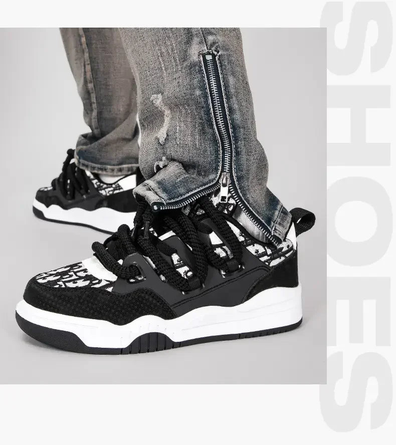 Big Size 36-47outdoor Trendy Couple Style Walking Shoe Student White Board Men's Sneakers Running Hiking Tennis Boy Shoes Casual -