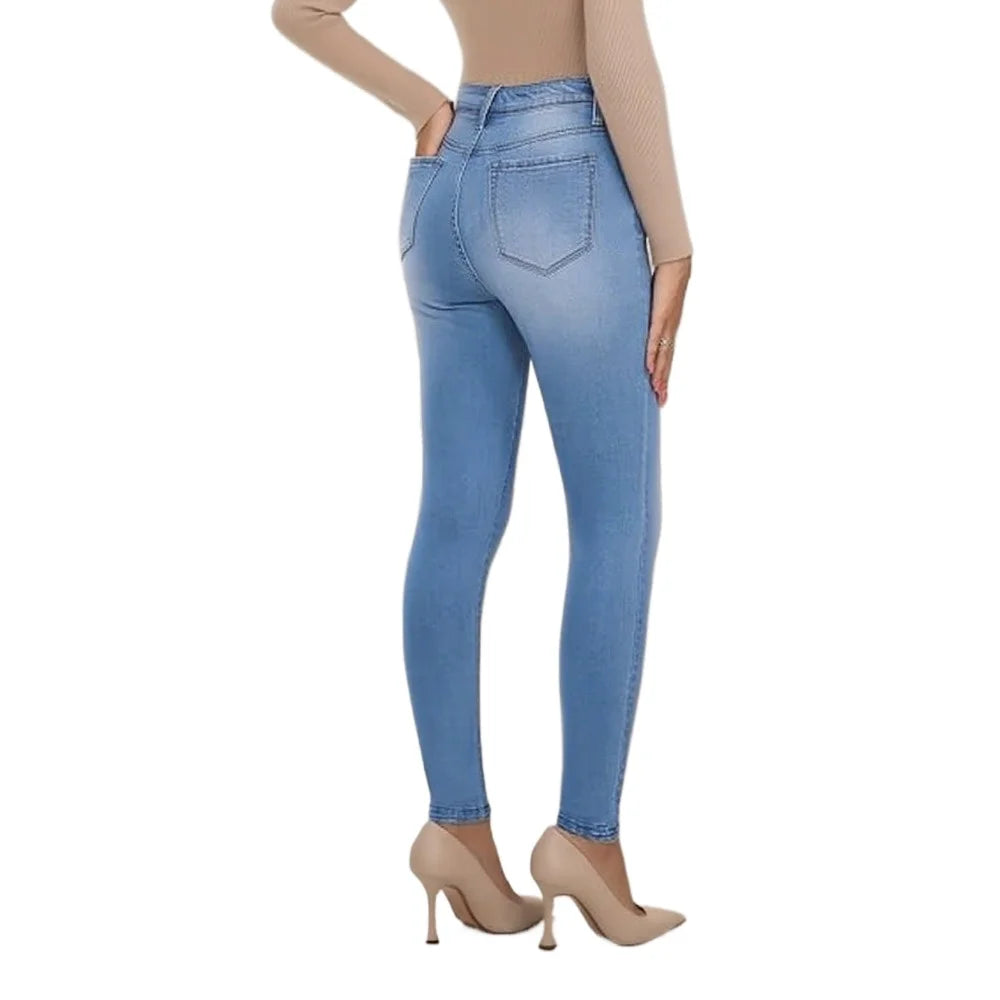 Women's Retro Jeans with A Slimming Tummy and Lifting Butt... -
