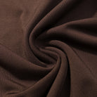 Brown Dress for Women Backless Slim Fit Long Sleeve -