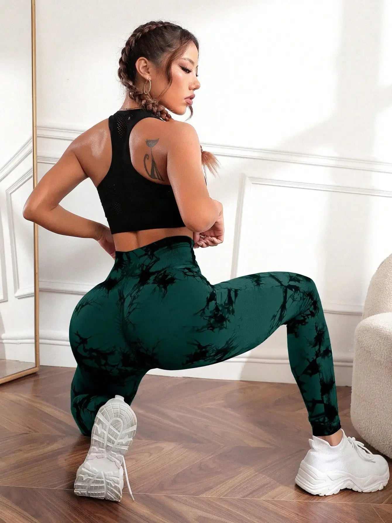 Women Yoga Pants Sport Leggings Seamless High Waist Push Up Woman Tights Fitness Workout Leggins Gym Clothing -