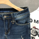 Cropped Jeans for Men Ripped -