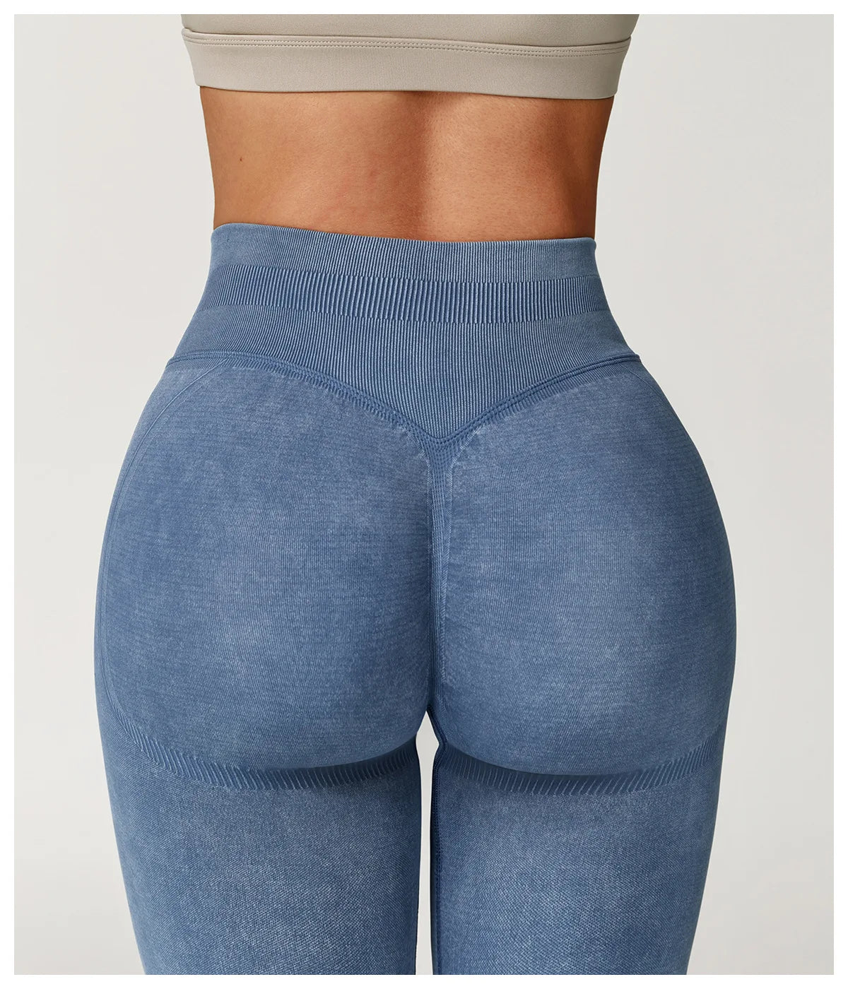Yoga Pants Impact Leggings Women SeamlessStay comfortable and supported during workouts with these seamless high-waist ribbed yoga leggings for women—perfect for the gym and everyday activewear! -
