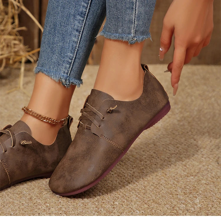 Woman Shoes Flat Heels Casual Shoes For Women's 2025 New Zapatos De Mujer Elegant Autumn Flats Women Footwear Casual Sneakers -