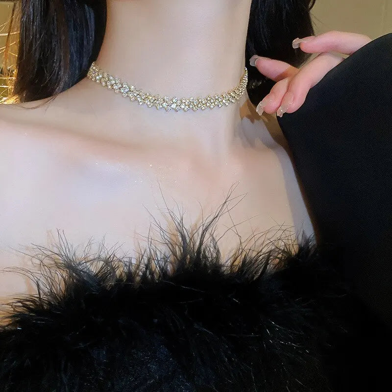 Rhinestone Choker -