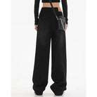 Embrace timeless style with these female classic retro high-waist baggy jeans—perfectly combining comfort and vintage flair! -