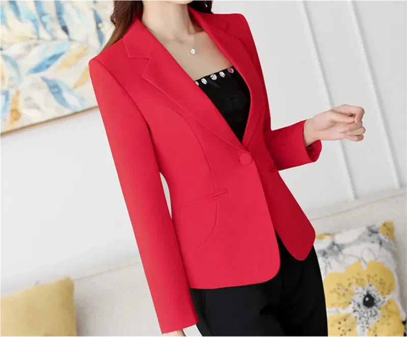Elevate your wardrobe with this high-quality women's blazer jacket—crafted for style, comfort, and lasting elegance! -