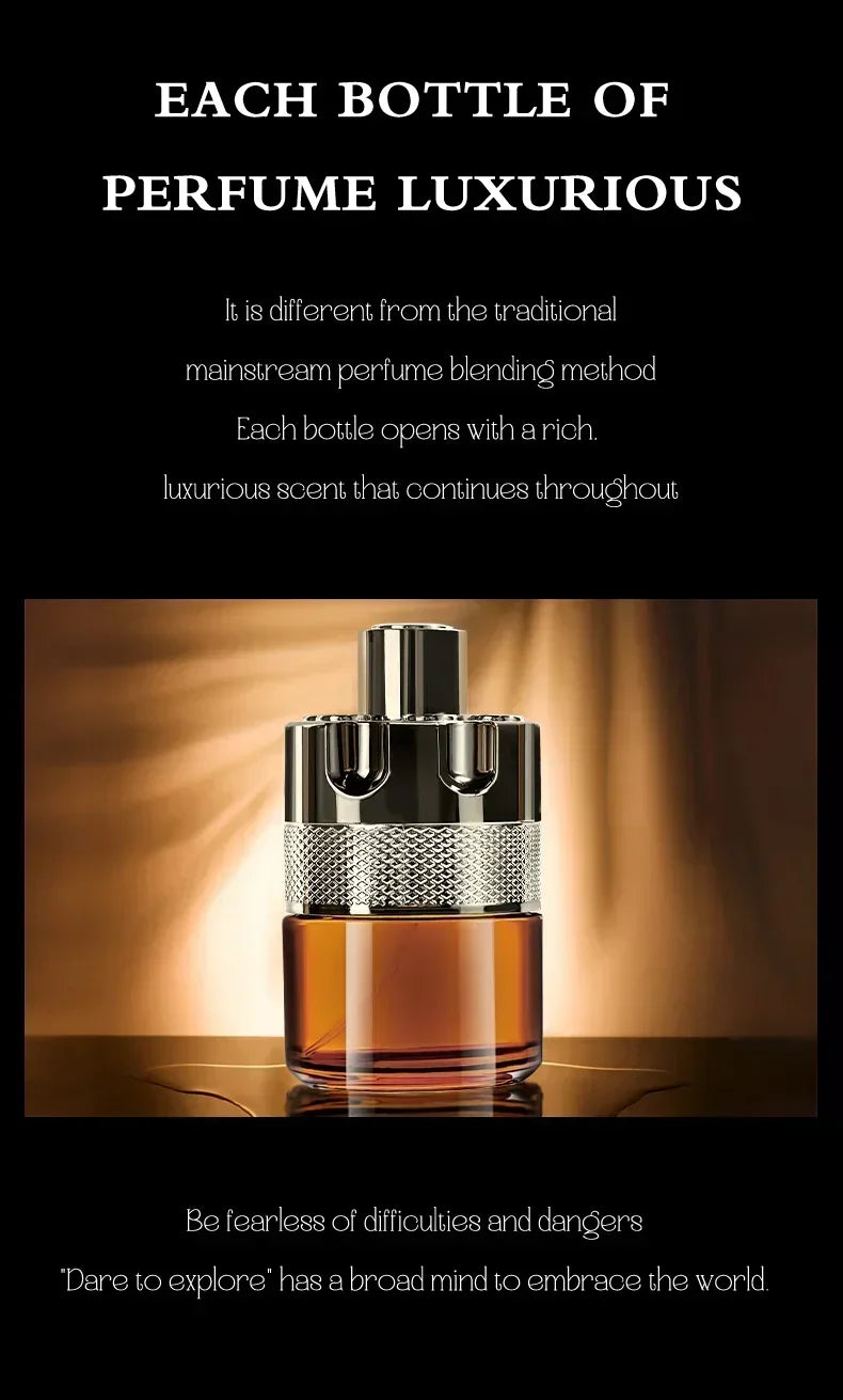 100ml Men's Cologne Long Lasting Woody Perfume | Seductive Fragrance Attractive to Women | For Party & Date Night -