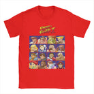 Streets Fighters II T Shirts Men -