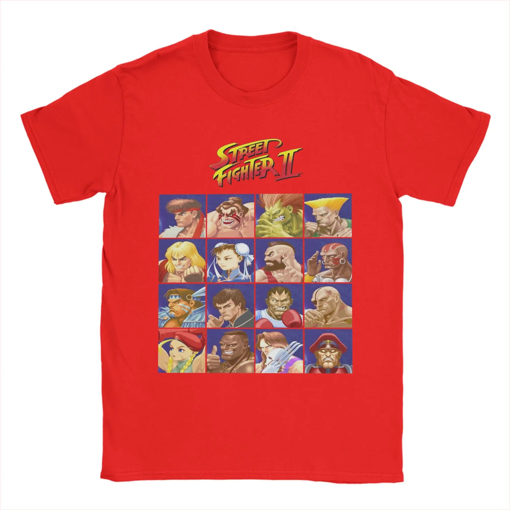 Streets Fighters II T Shirts Men -