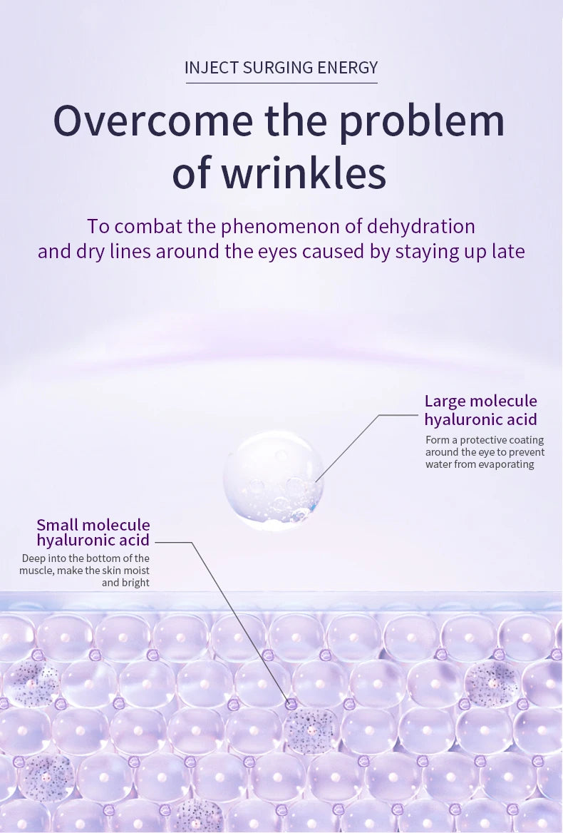 Revitalize your under-eye area with this anti-wrinkle and dark circle eye cream roller massager. The moisturizing formula and cooling roller can help reduce puffiness, and leave you with bright and refreshed eyes. -
