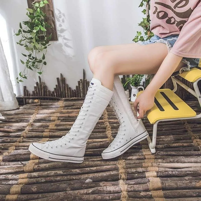 High Top Boot Lace-Up -