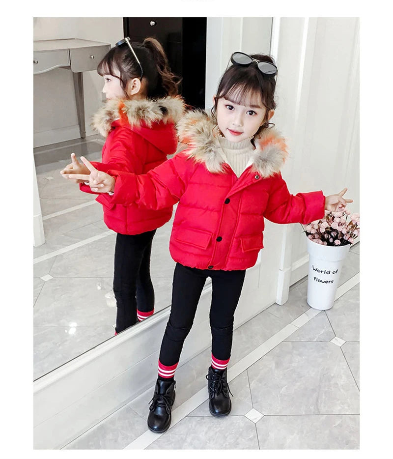 Keep your little one snug and stylish this winter with our new warm down jacket—perfect for baby girls and boys! -