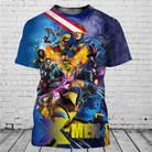 Fashionable men's 3D T-shirt (MARVEL) -