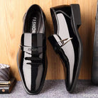 Fashionable versatile new spring autumn men's business formal wear casual comfortable men's shoes elegant thick soled shoes -