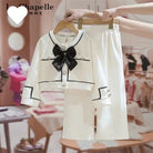 Girls Clothes Sets Spring Autumn Blouses Tops + Pants Outfits For Children Clothes Set Sweet Kids Clothing 4 6 9 T2Pcs -