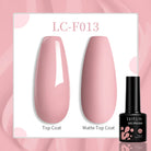 Explore your creativity with this comprehensive set of 129 colors of 7ML nail gel polish. Perfect for nail art enthusiasts, these semi-permanent colors allow for endless possibilities and stylish designs. -