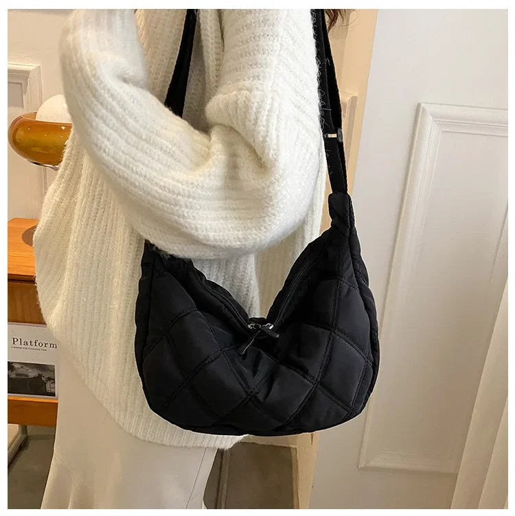 Carry your essentials in style with these embroidery crossbody bags Featuring a large capacity and a shoulder strap, these handbags are both fashionable and functional—an ideal accessory for any outfit. -
