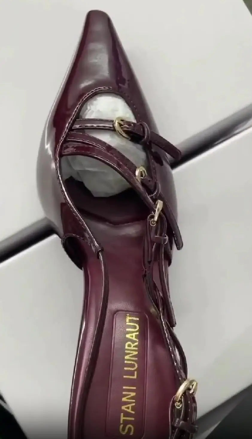 High Heels Pointed-toe Back Loop -