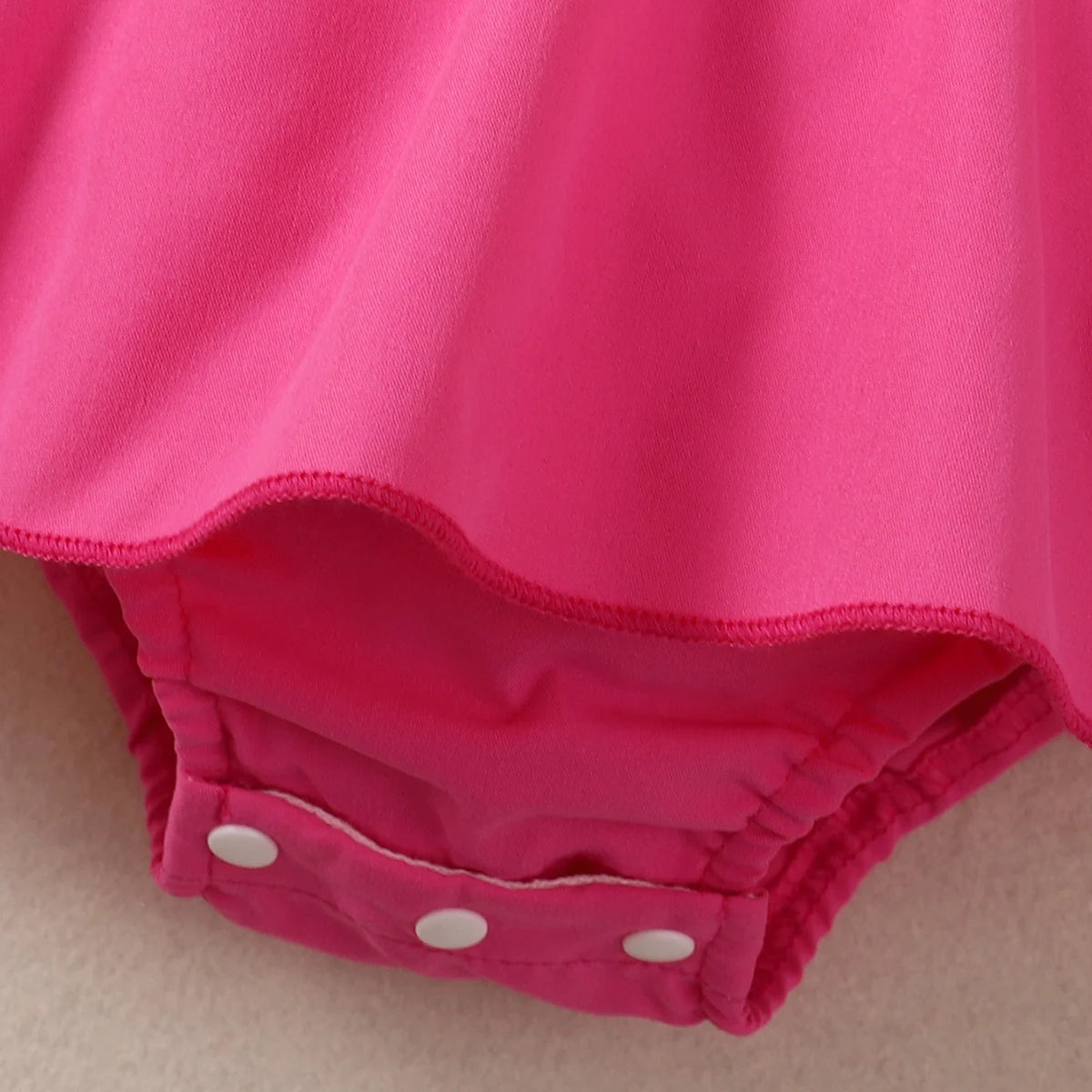 Infant/Toddler Summer Fashion Pink Creeper Dress Including Hair Accessories -