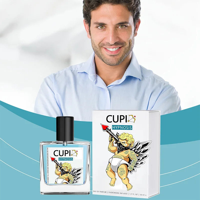 Cupid Cologne Men's Perfume Lasting Charm Temptation Attract The Opposite Sex Dating Body Spray 50ml Ambergris Portable Perfume -