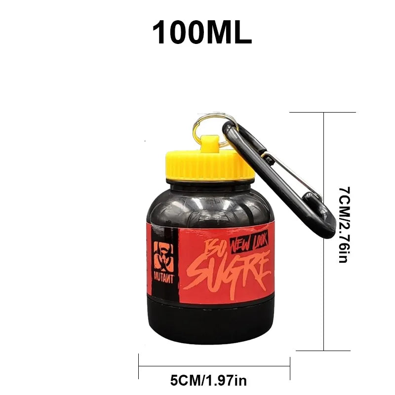 100/200ml Portable Protein Powder Supplement Container -
