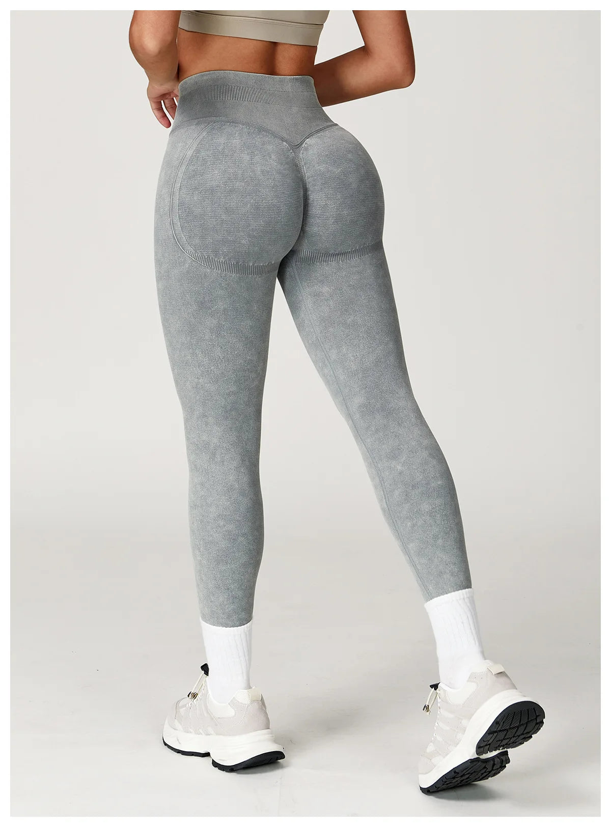Yoga Pants Impact Leggings Women SeamlessStay comfortable and supported during workouts with these seamless high-waist ribbed yoga leggings for women—perfect for the gym and everyday activewear! -