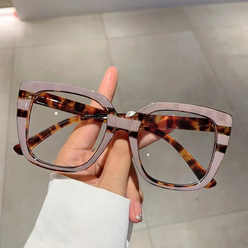 Vintage Anti Blue Light Optical Cat Eye Sexy Ladies Glasses Women Luxury Brand Designer Trend Myopia Prescription Eyewear Frame -
