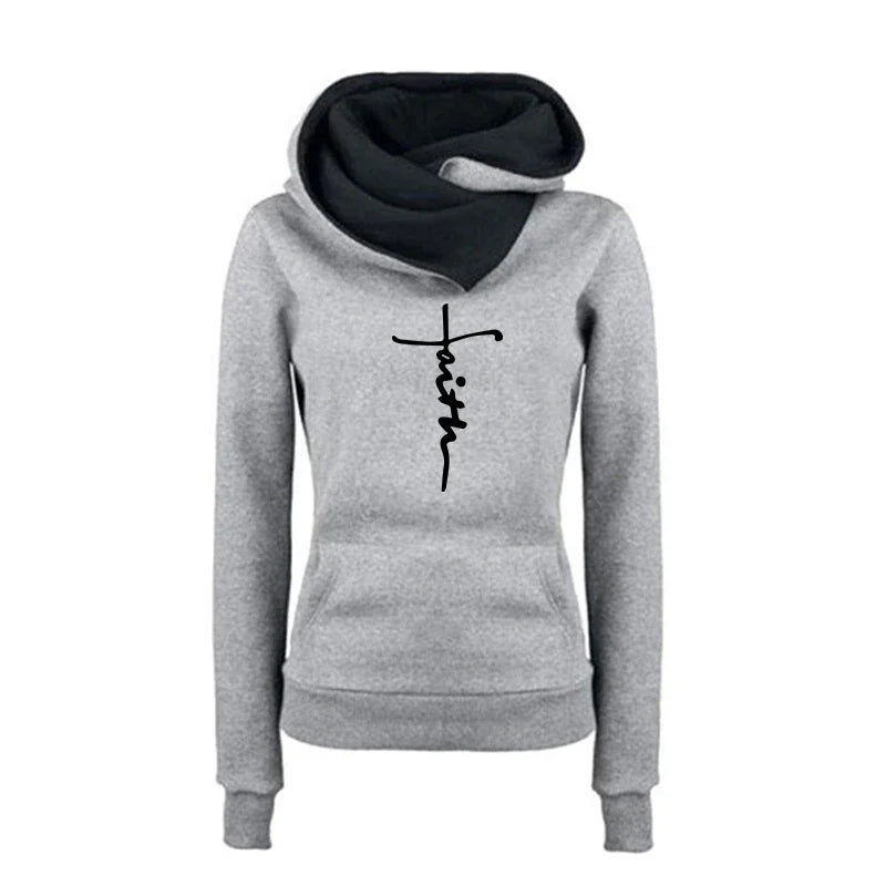Stay cozy and stylish with these fashionable Christian-themed sweatshirts for women! -