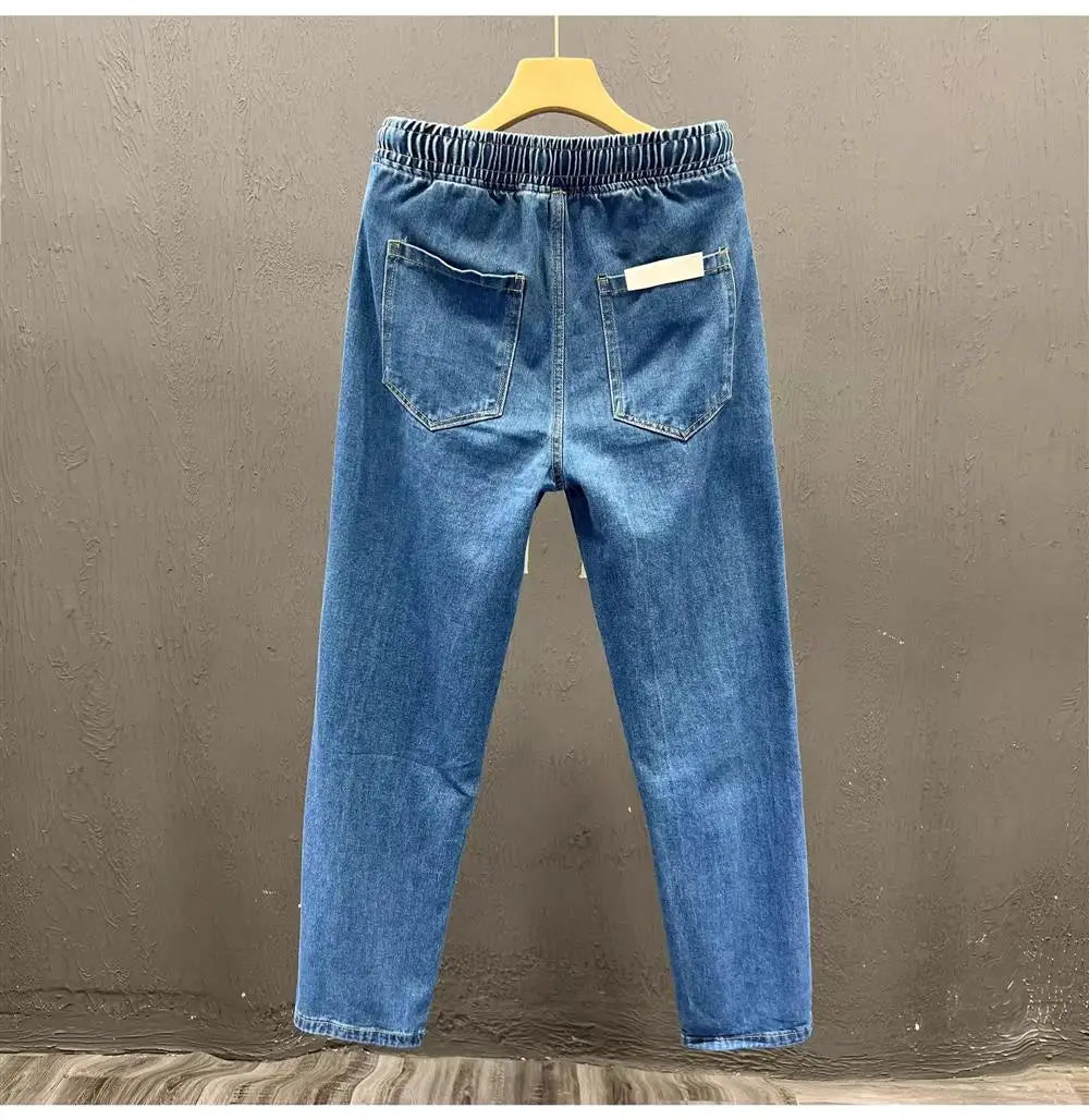 Men's Casual Loose Straight Leg Jeans -