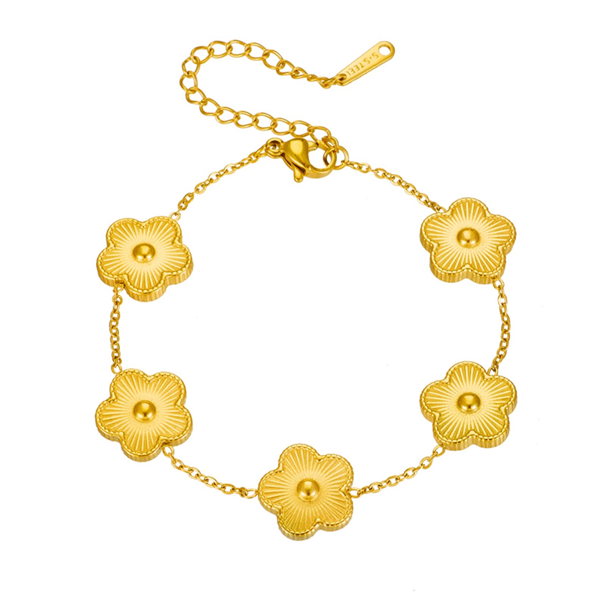 Double Sided Adjustable Charm Bracelet -