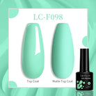 Explore your creativity with this comprehensive set of 129 colors of 7ML nail gel polish. Perfect for nail art enthusiasts, these semi-permanent colors allow for endless possibilities and stylish designs. -