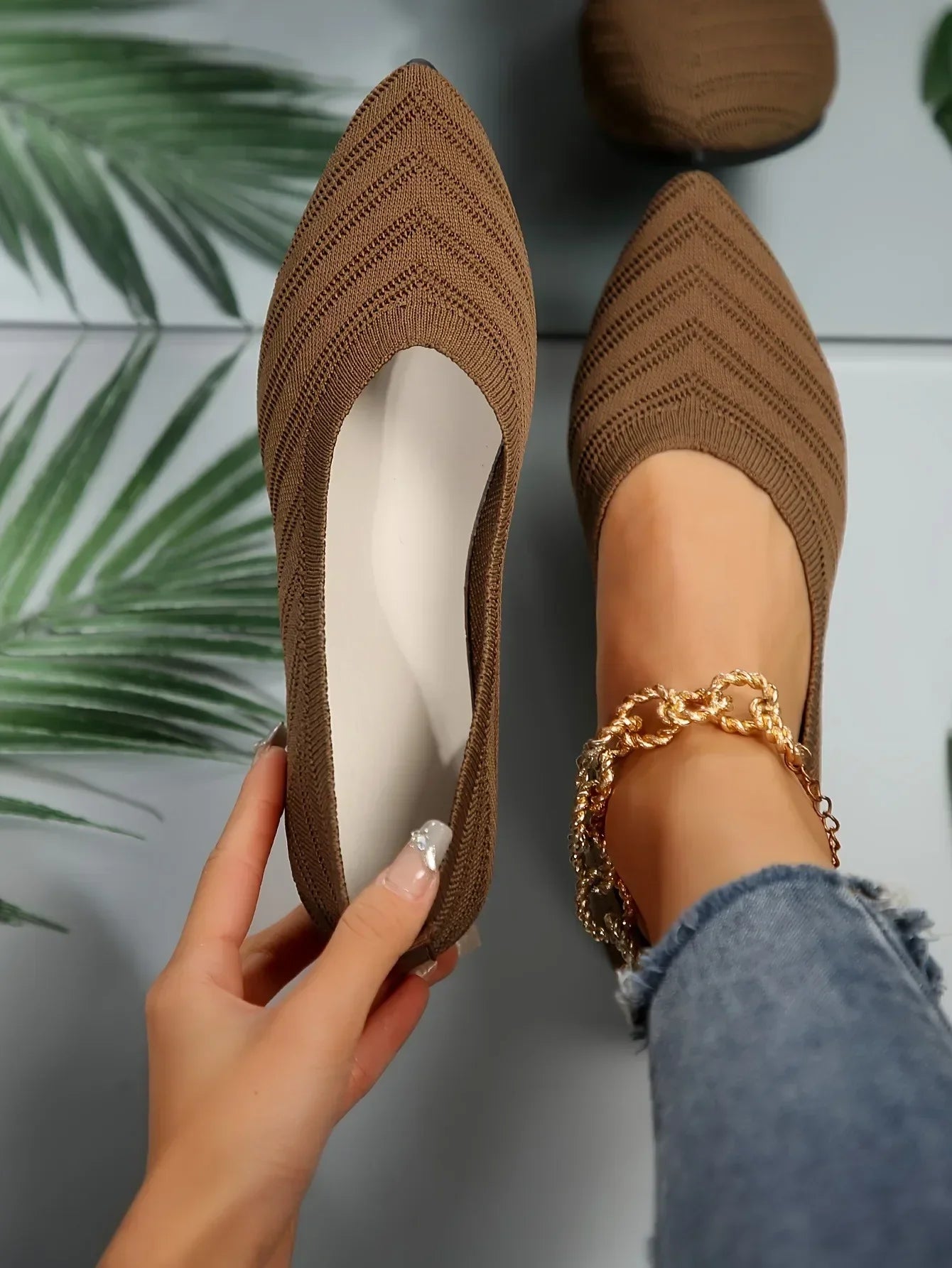 Step out in style with these women's pointed toe flat shoes. -
